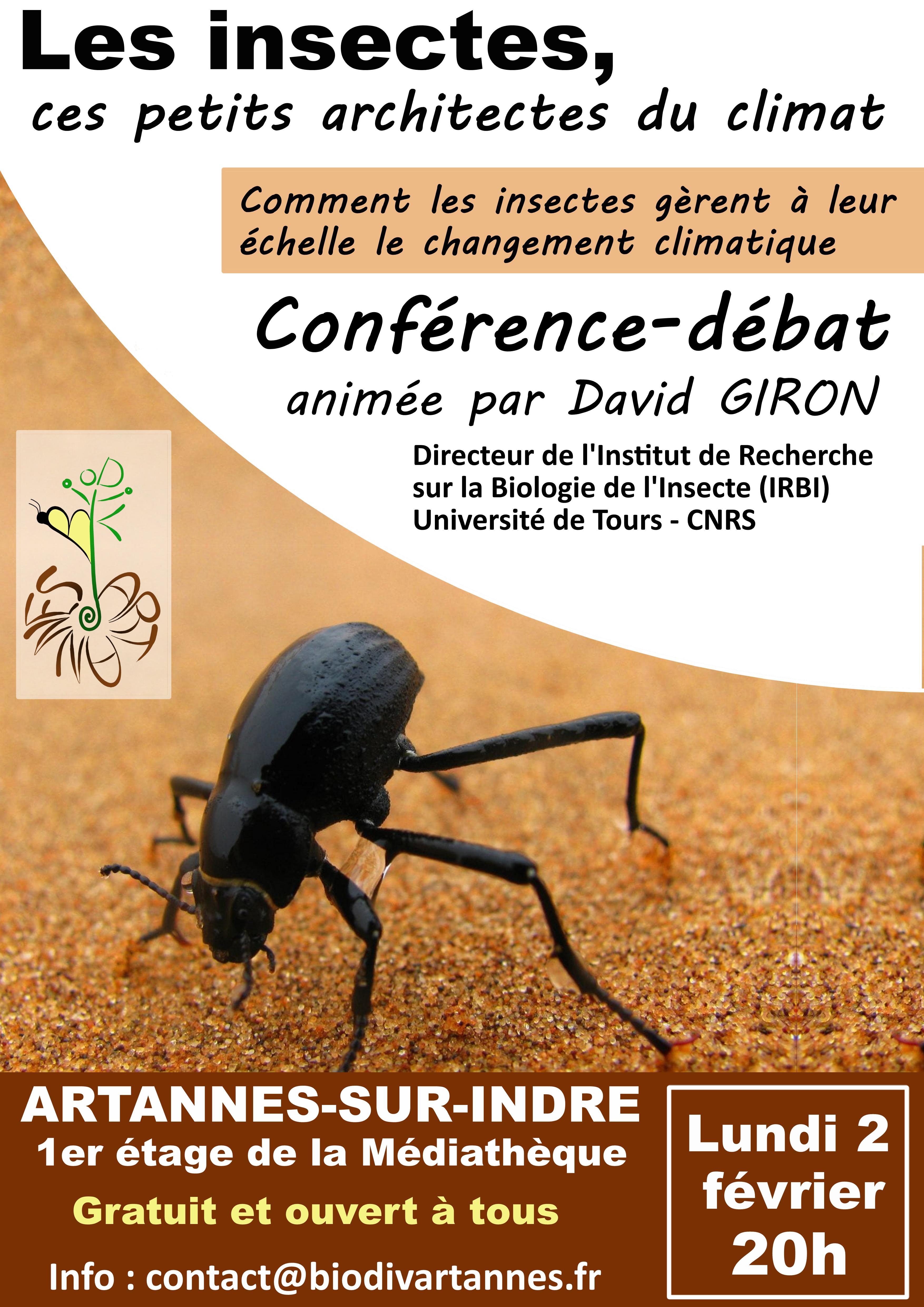 conférence insectes climat