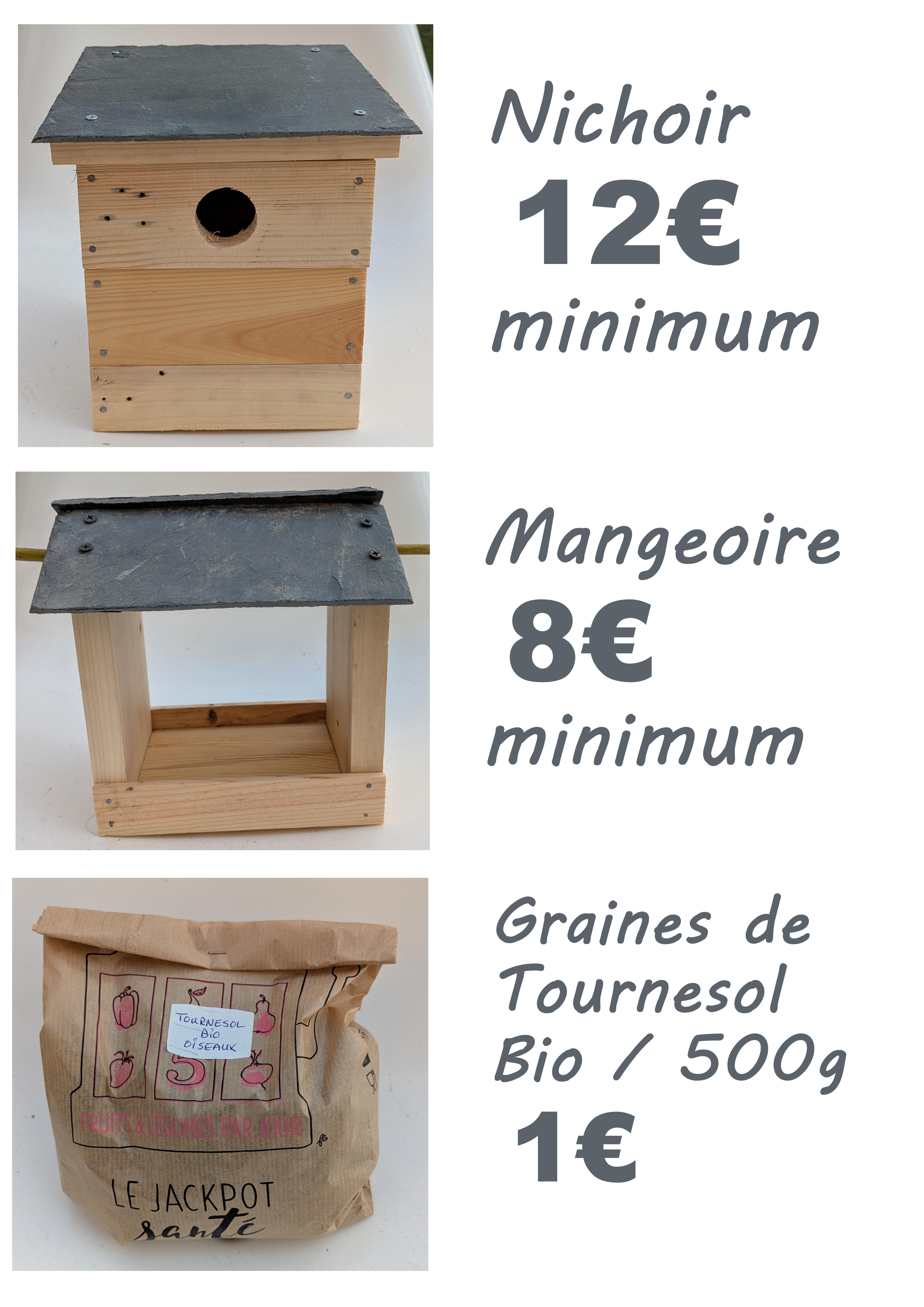 Mangeoire pour oiseaux du jardin
